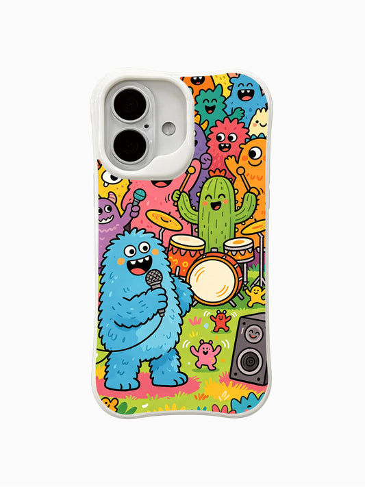 iPhone 16 Plus Cases cover image for How to Style a Gold Accent iPhone 16 Plus Case for Date Night Bags: Little Monster Music Festival