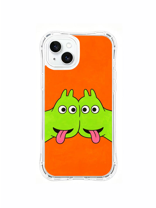 "Conjoined Twins Gaze" Art iPhone 15 Plus Case PhoneCasing for iPhone 15 Plus case