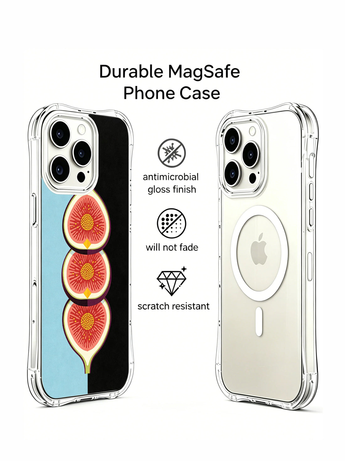 Unique iPhone 15 Pro Max Case Gift With Modern Fig Design by PhoneCasing