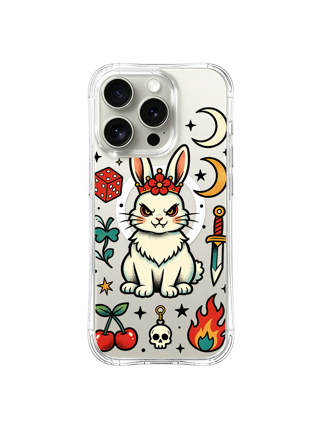 Clover tattoo gift iPhone 15 Pro Case by PhoneCasing