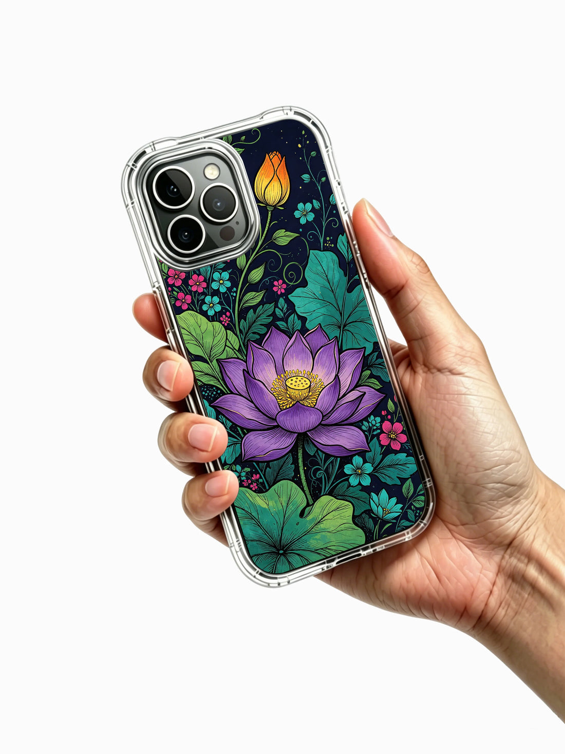 Artistic iPhone 13 Pro Max Case With Petals Energy by PhoneCasing
