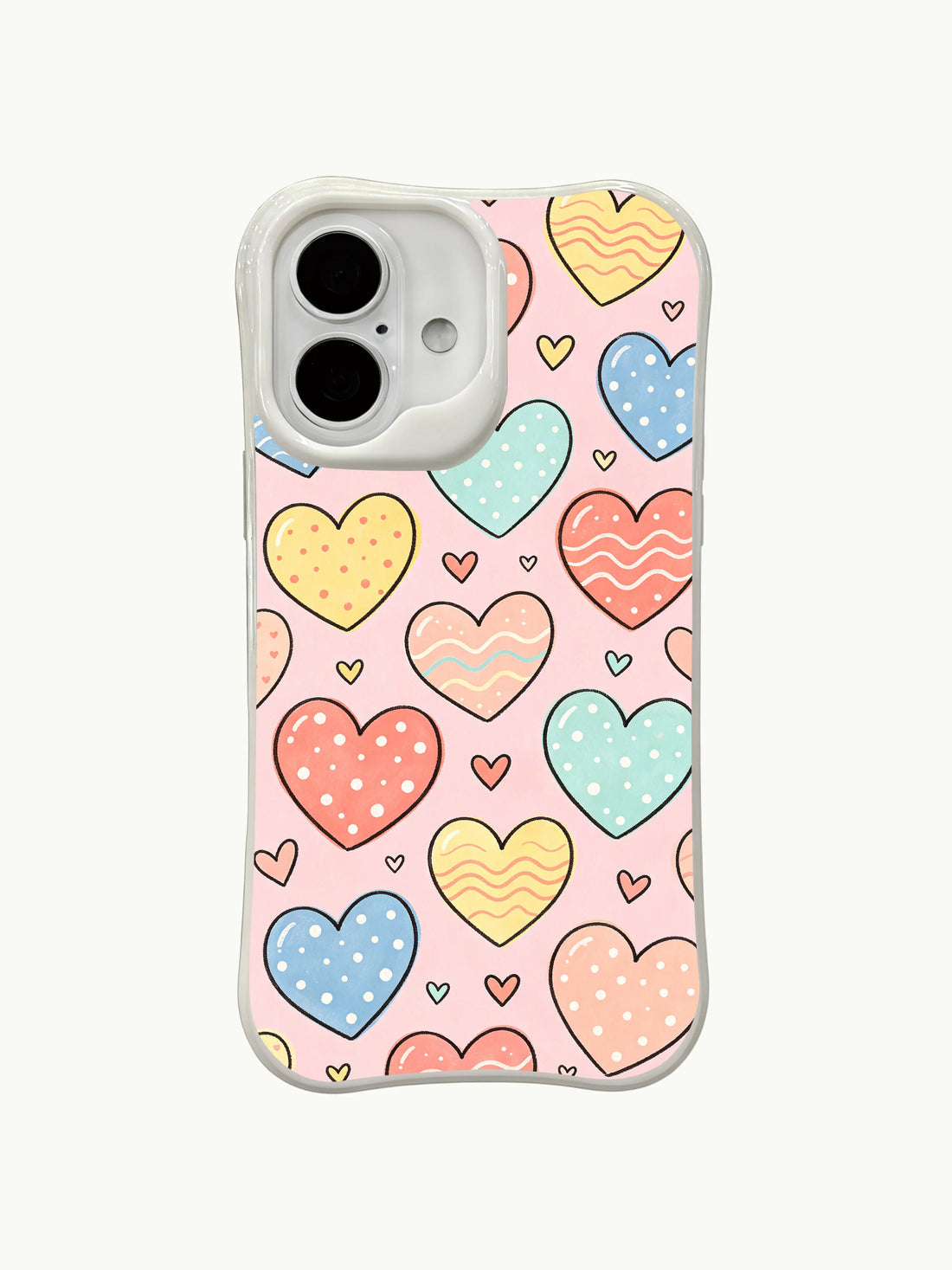 Bubblegum Wish Hearts for iPhone 16 Plus Case PhoneCasing for iPhone 16 Plus case