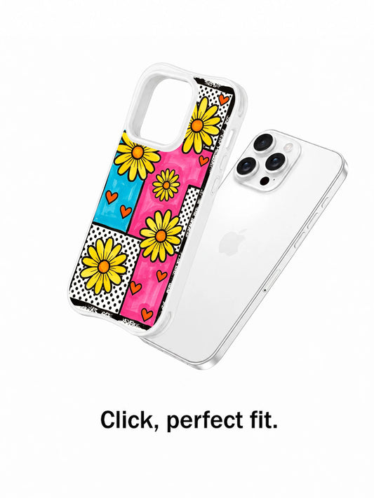 Cute iPhone 16 Pro Case With Lemon Daisy Style by PhoneCasing