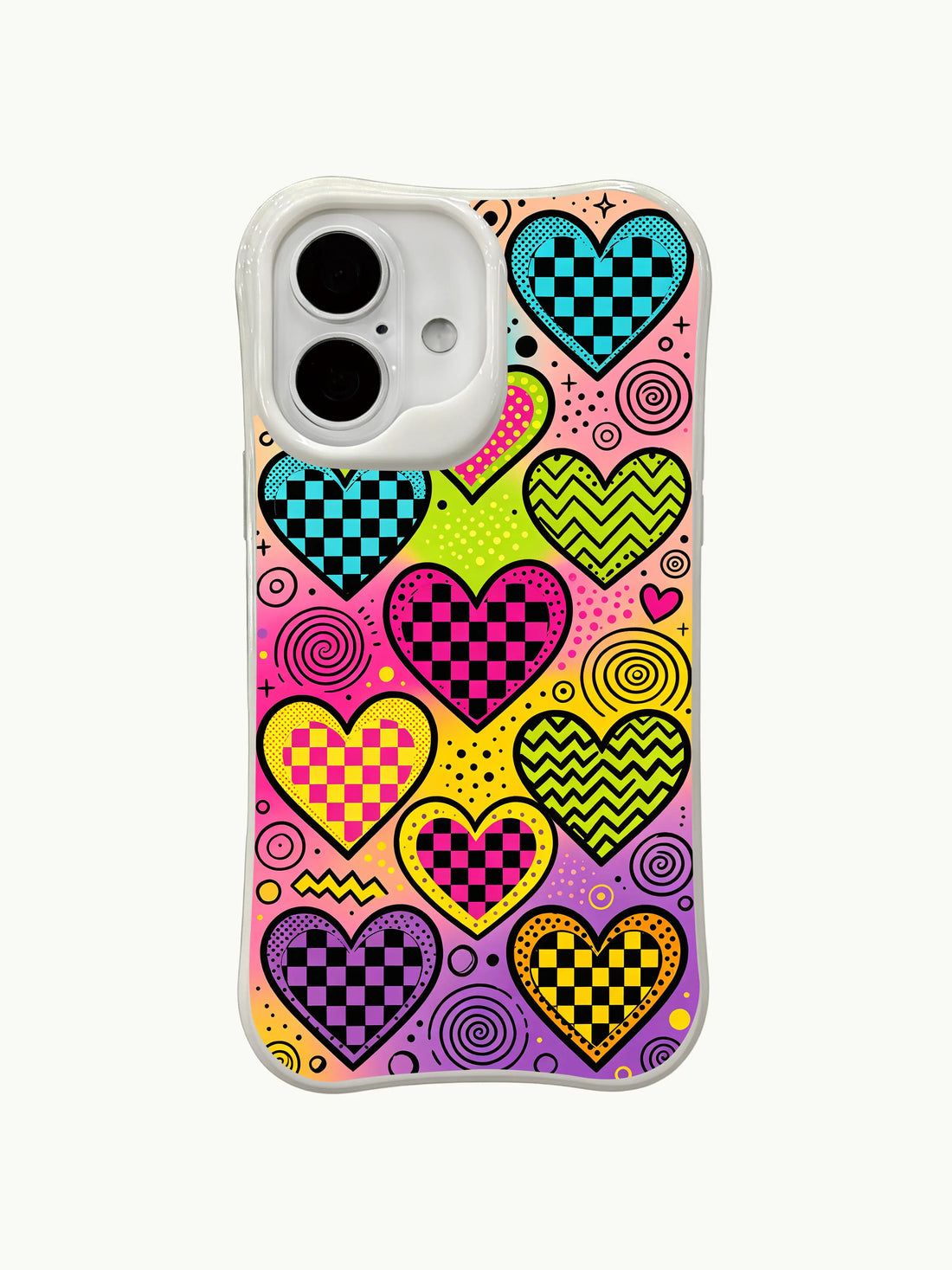 Cute iPhone 16 Plus Case With Mosaic Art by PhoneCasing