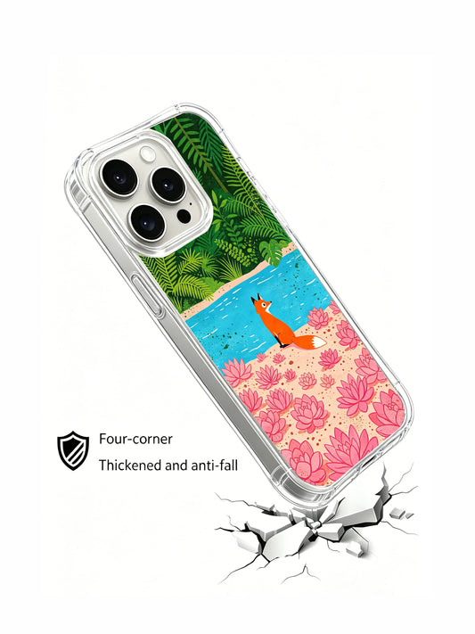Unique iPhone 15 Pro Max Case Gift With Fox Horizon Style by PhoneCasing