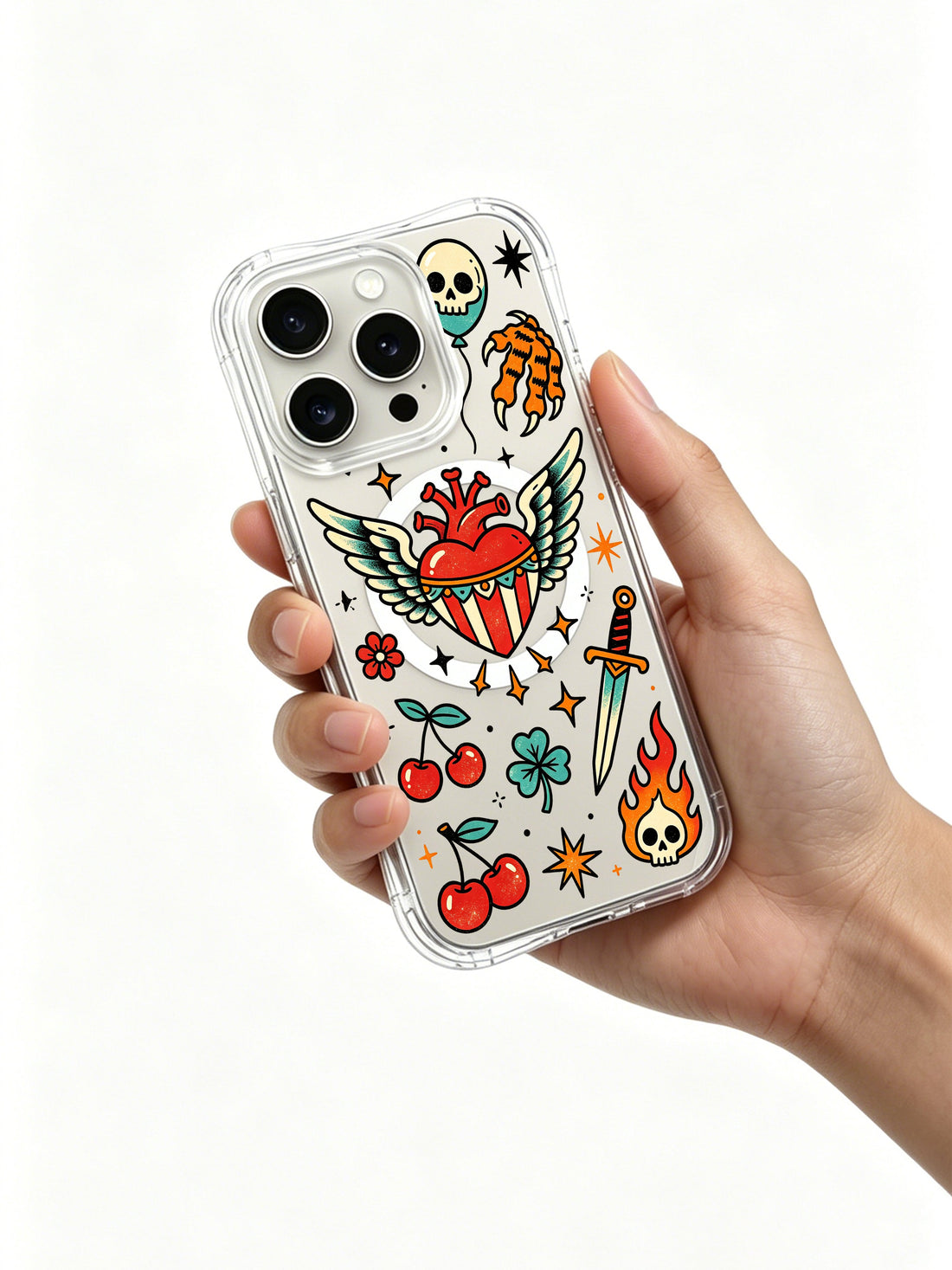 Freedom iPhone 15 Pro Case with runaway heart art