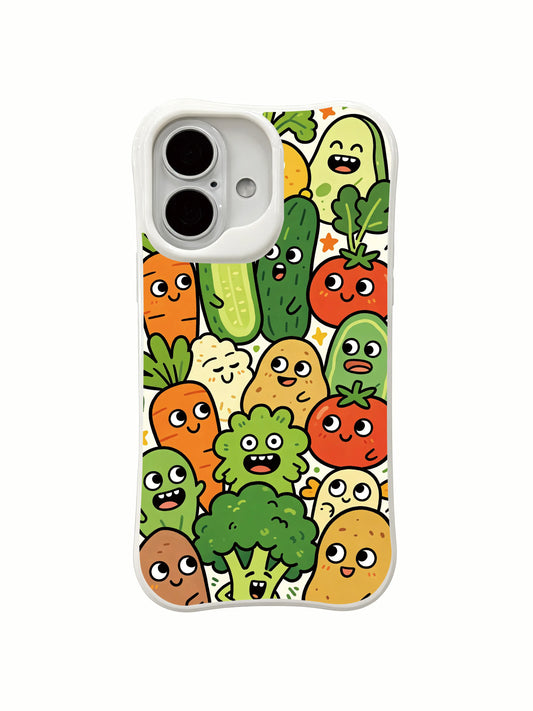 Joyful iPhone 16 Plus Case With Whimsical Garden Art by PhoneCasing