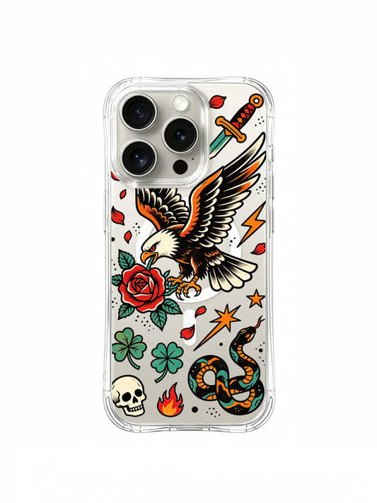 iPhone 15 Pro Cases cover image for iPhone 15 Pro Cases Picks for Hope Days and Valentine's Day Outfits: Freedom Eagle Rose Rain