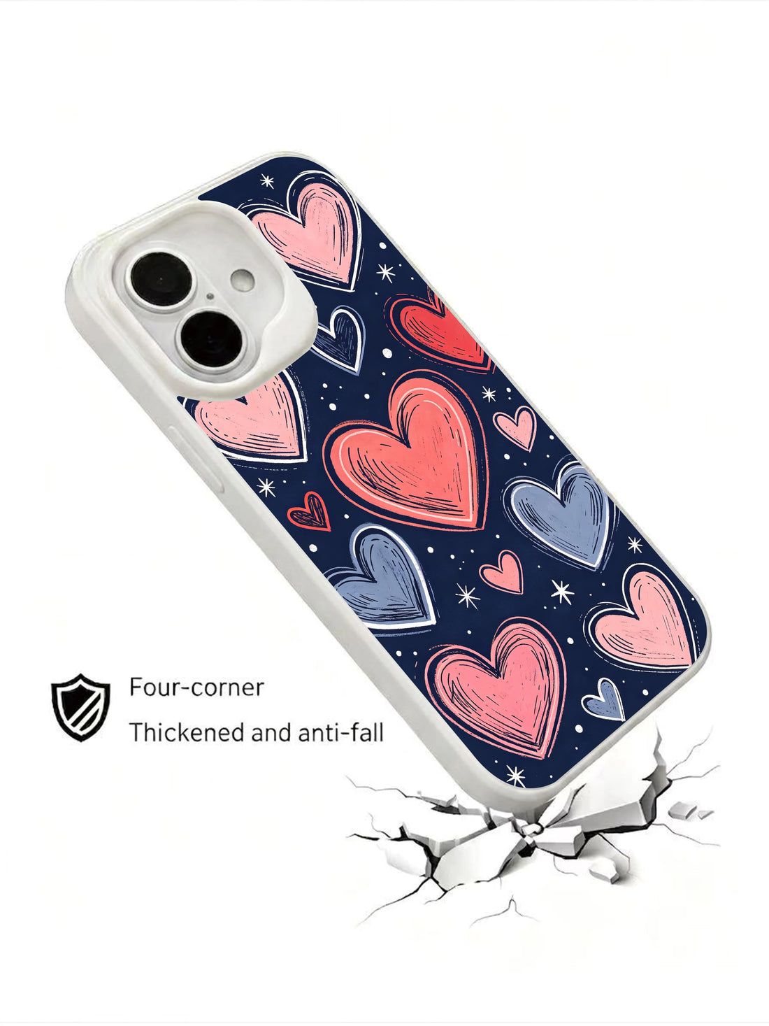 Artistic iPhone 16 Plus Case With Love Energy by PhoneCasing