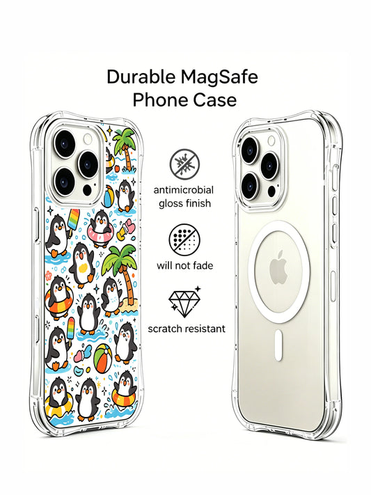 Unique iPhone 16 Pro Case Gift With Sunny Penguin Style by PhoneCasing