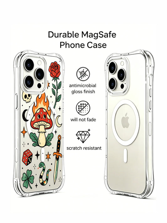 Dice clover tattoo gift iPhone 15 Pro Case by PhoneCasing