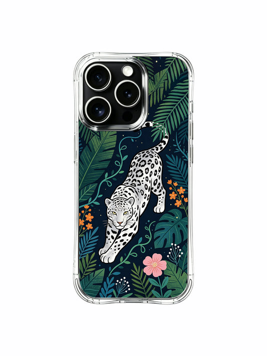 Moonlit White Leopard Night Jungle iPhone 13 Pro MagSafe Case PhoneCasing for iPhone 13 Pro case