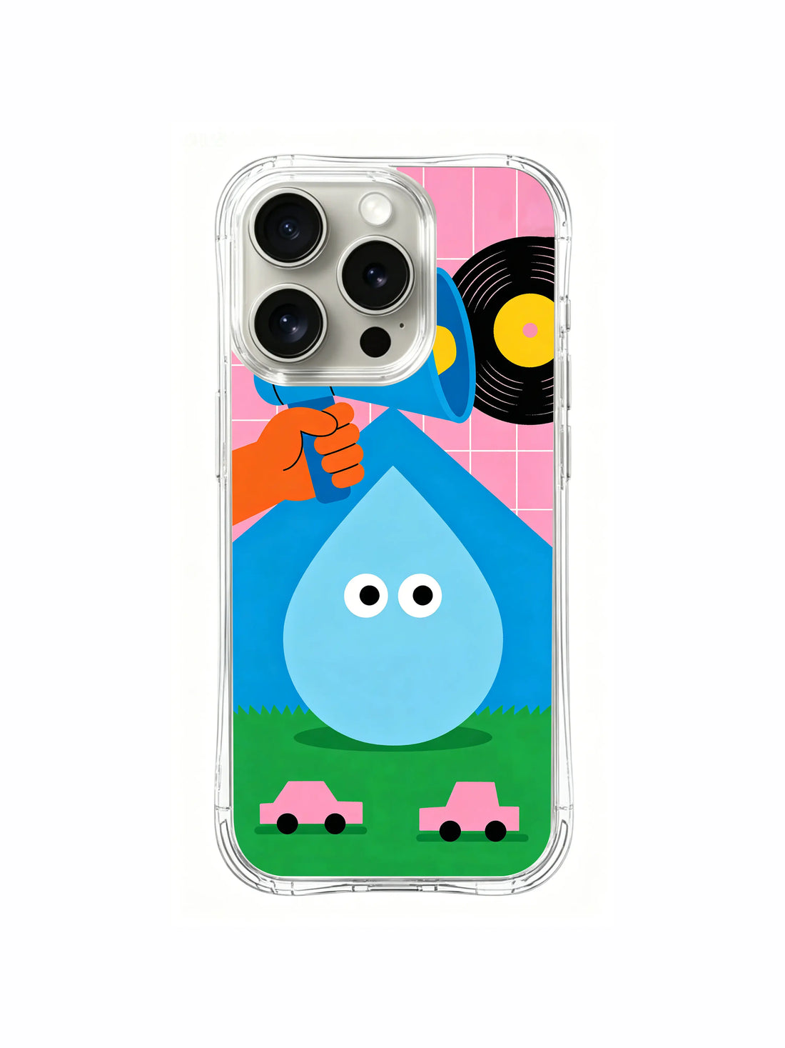 Freedom iPhone 15 Plus Case with neo pop energy and vibrant dopamine art