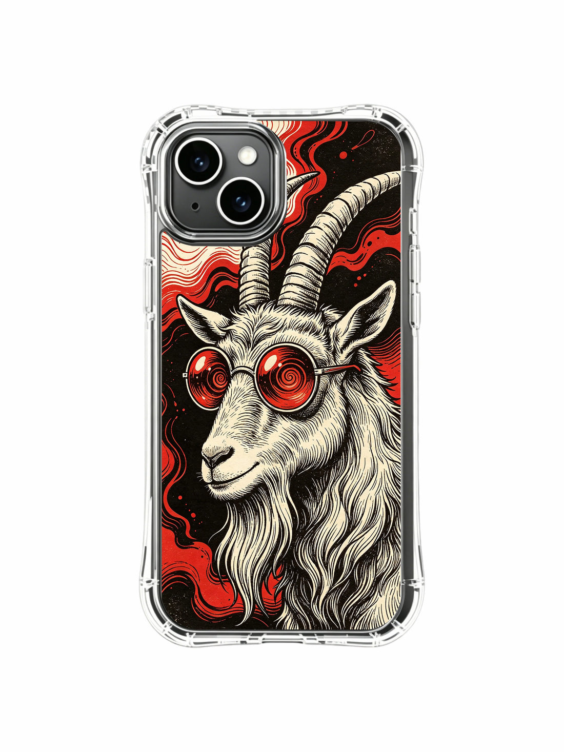 Red Frequency Philosopher Goat Fine iPhone 13 MagSafe Case PhoneCasing for iPhone 13 case
