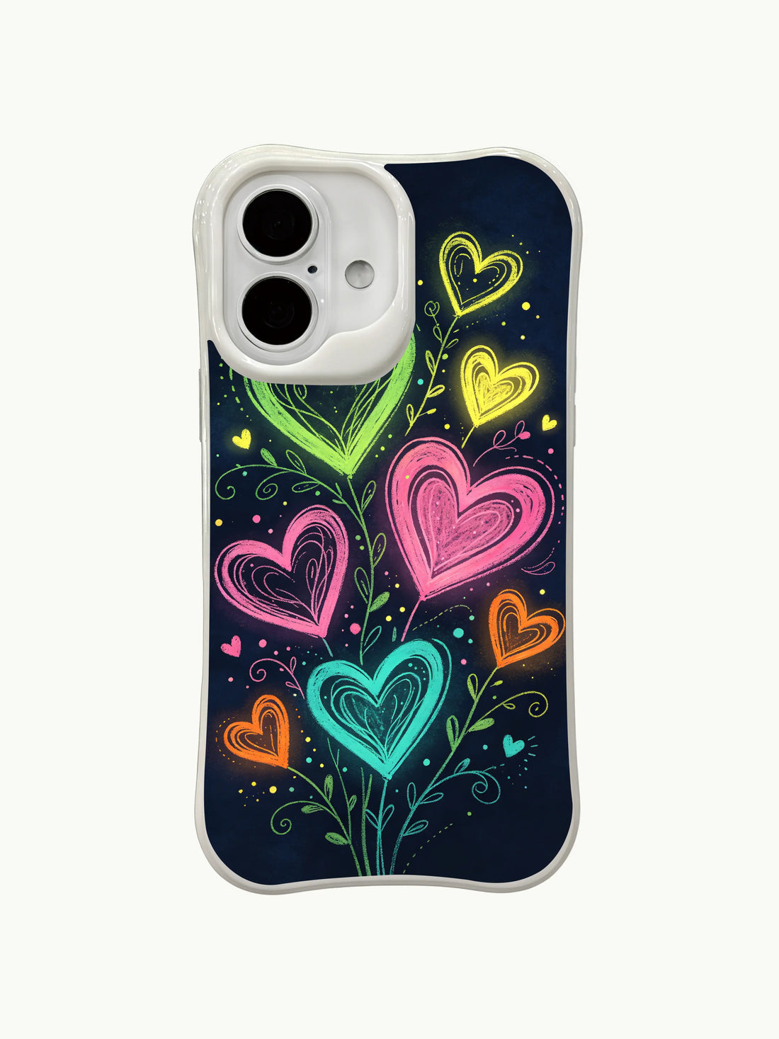 Neon Heart Forest for iPhone 16 Plus Case PhoneCasing for iPhone 16 Plus case