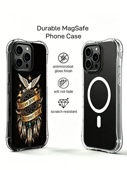 Desert totem iPhone 14 Case with dream flight artwork