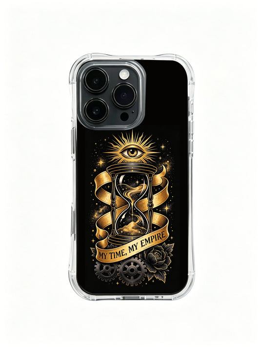 Hourglass iPhone 14 Case with Vintage Time Art