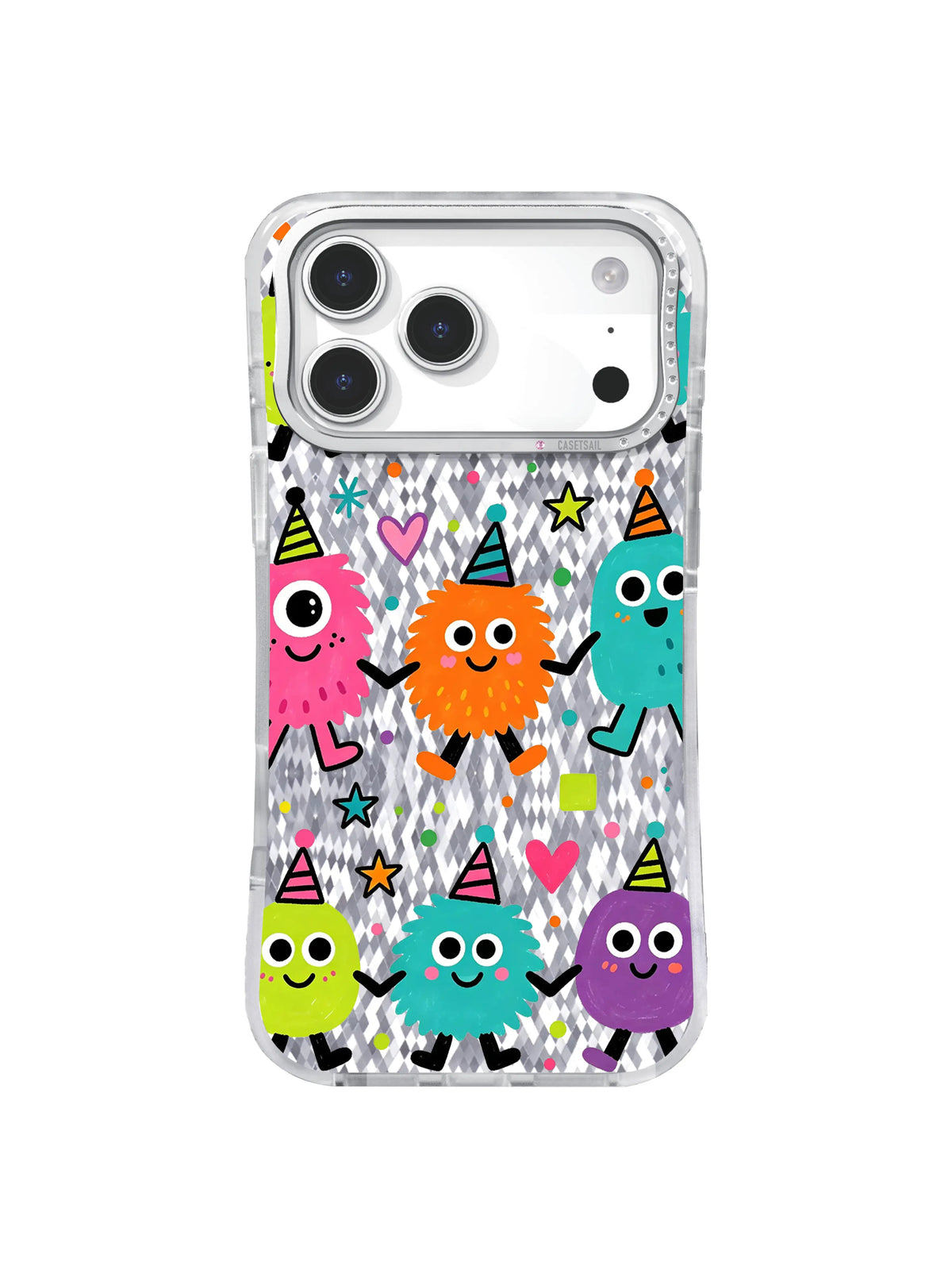 Rowed Hues pattern içeren iPhone 17 Pro Max kılıfı