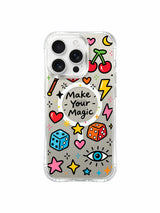 Magic Sparkle görseli içeren iPhone 16 Pro Max kılıfı