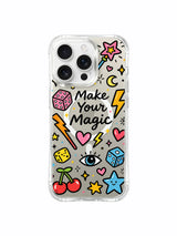 Doodle Luck görseli içeren iPhone 16 Pro Max kılıfı