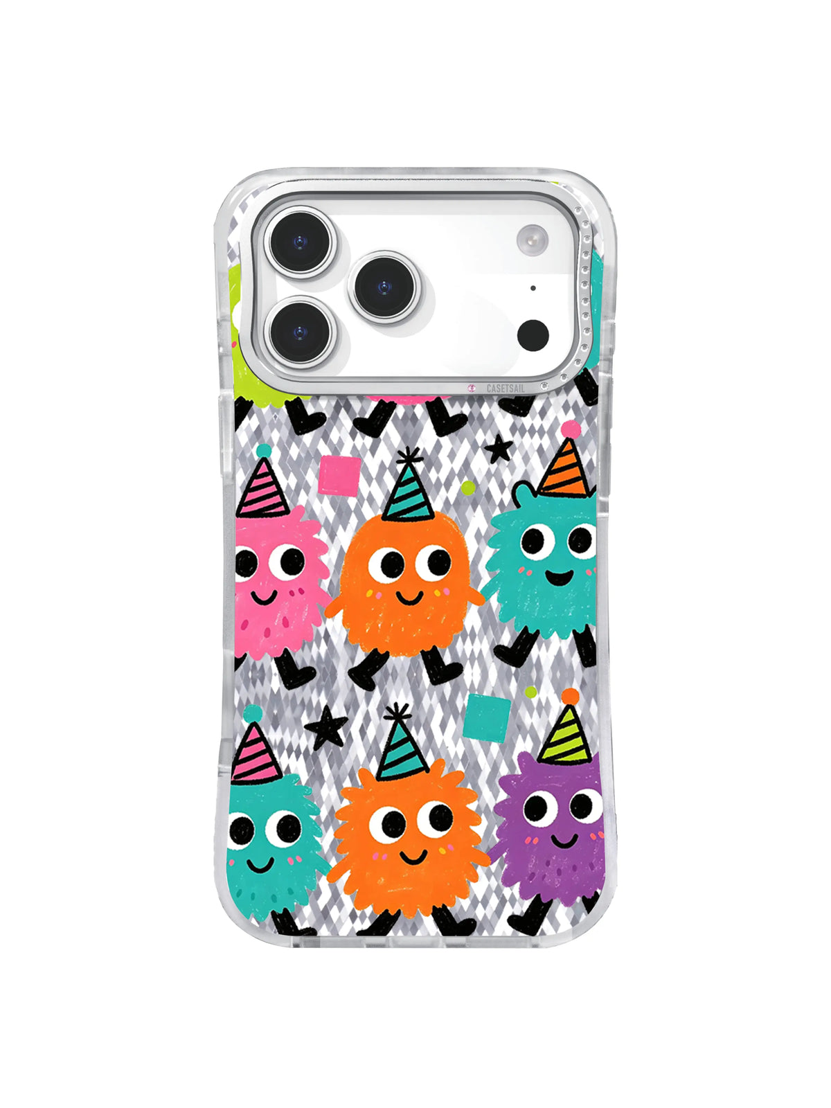 Party Kin pattern içeren iPhone 17 Pro Max kılıfı