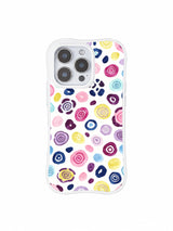 Dusk Bloom Cadence pattern on an iPhone 14 Pro case