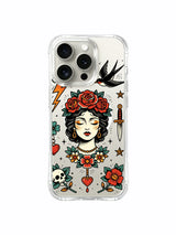 Storm Lady Rose iPhone 15 Pro case product image on an iPhone 15 Pro case