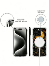 The Eclipse Caiman Art iPhone 14 Plus Case - Aesthetic Gothic PhoneCasing