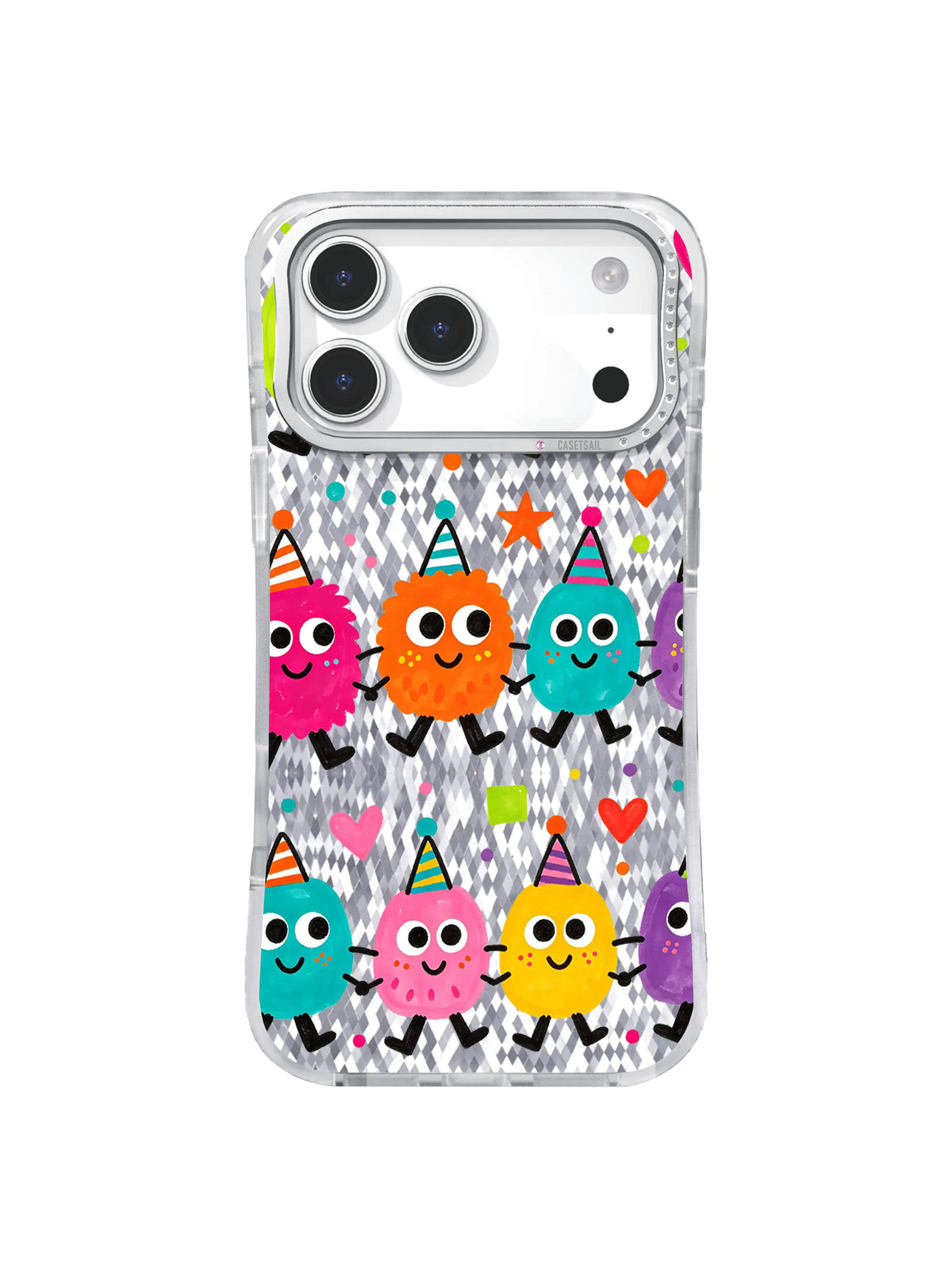 Soft March pattern içeren iPhone 17 Pro Max kılıfı