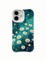 Cosmic Daisy Bee iPhone 16 Plus MagSafe Case - Aesthetic Floral PhoneCasing