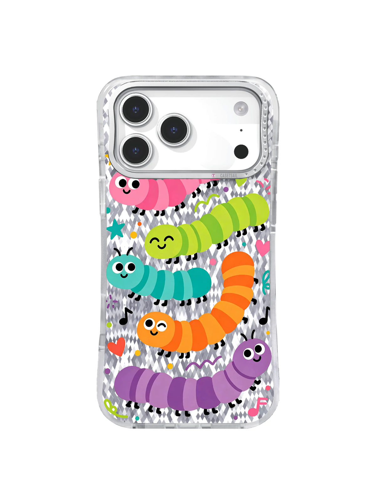 Round Form Chorus pattern on an iPhone 17 Pro Max case