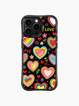 Pastel Bloom pattern içeren iPhone 13 Pro Max kılıfı