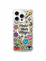 Neon Whimsy görseli içeren iPhone 16 Pro Max kılıfı