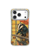 Under a Borrowed Umbrella white phone case front view