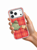 A Teapot for the Uninvited transparent phone case in hand