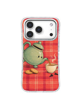 A Teapot for the Uninvited iPhone 17 Pro case – First Pour Invitation artwork
