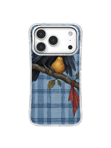 One Pear Left for Autumn white phone case front view