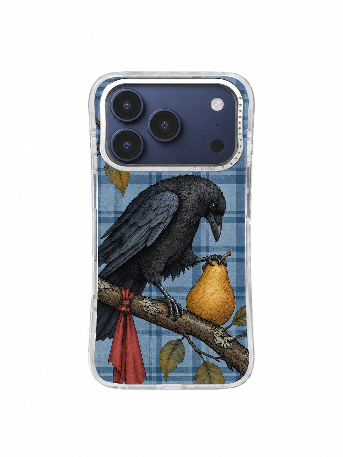 One Pear Left for Autumn iPhone 17 Pro case – Rain Wing Shelter artwork