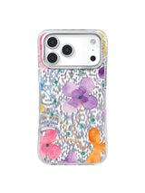 Premium Candy Neon Polka Dot Garden Art Case for iPhone 17 Pro Max | Lila Marrow Artist Collab