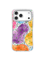 Premium Candy Neon Polka Dot Garden Art Case for iPhone 17 Pro Max | Lila Marrow Artist Collab