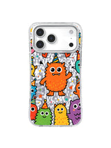 Central Warm Communion pattern on an iPhone 17 Pro Max case