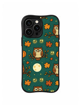 Firefly Owl Moon pattern iPhone 14 Pro case