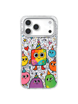 Dot Stillness pattern içeren iPhone 17 Pro Max kılıfı