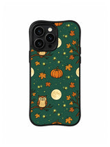 Quiet Pumpkin Moon pattern iPhone 14 Pro case