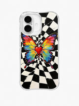 Hope Butterfly Portal pattern iPhone 16 Plus case