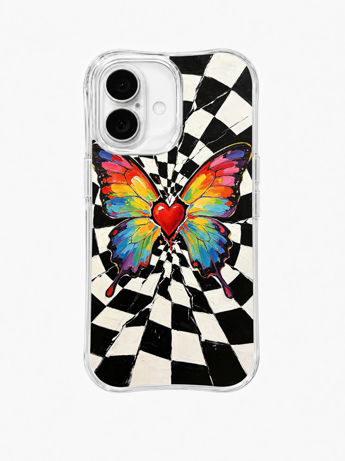 Hope Butterfly Portal pattern iPhone 16 Plus case