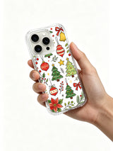 Christmas Ornament Garden phone case in hand