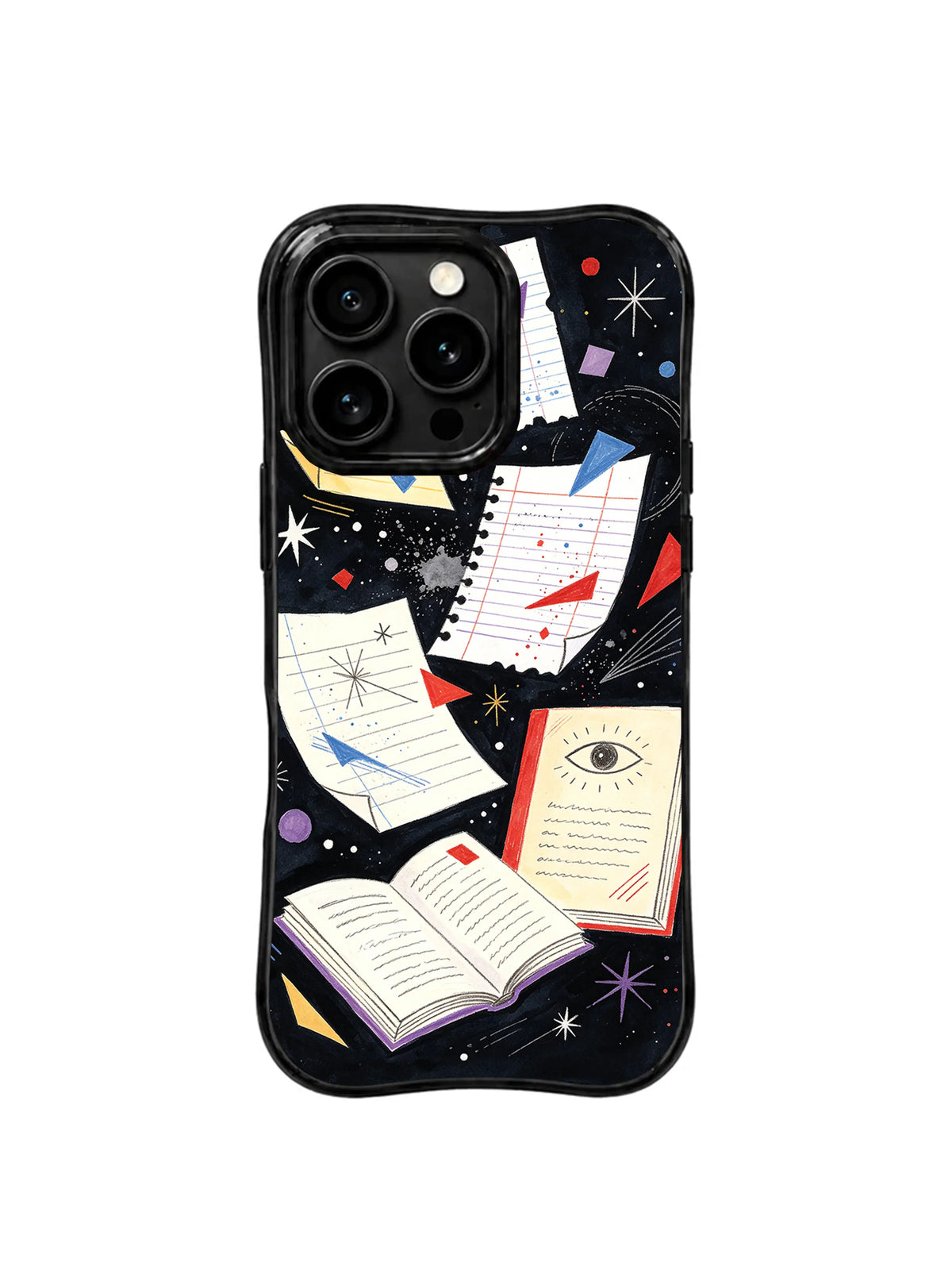 Midnight Study Pages dark academia case pattern