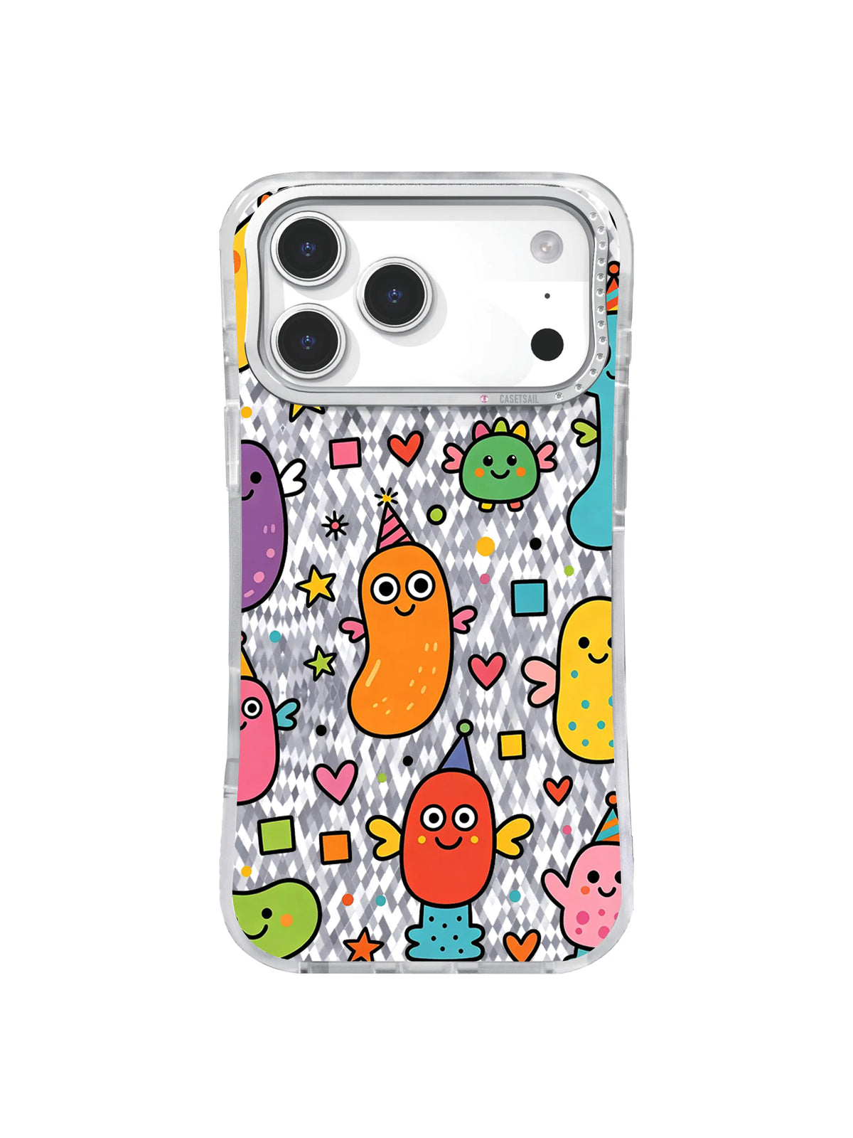 Kind Communion pattern içeren iPhone 17 Pro Max kılıfı