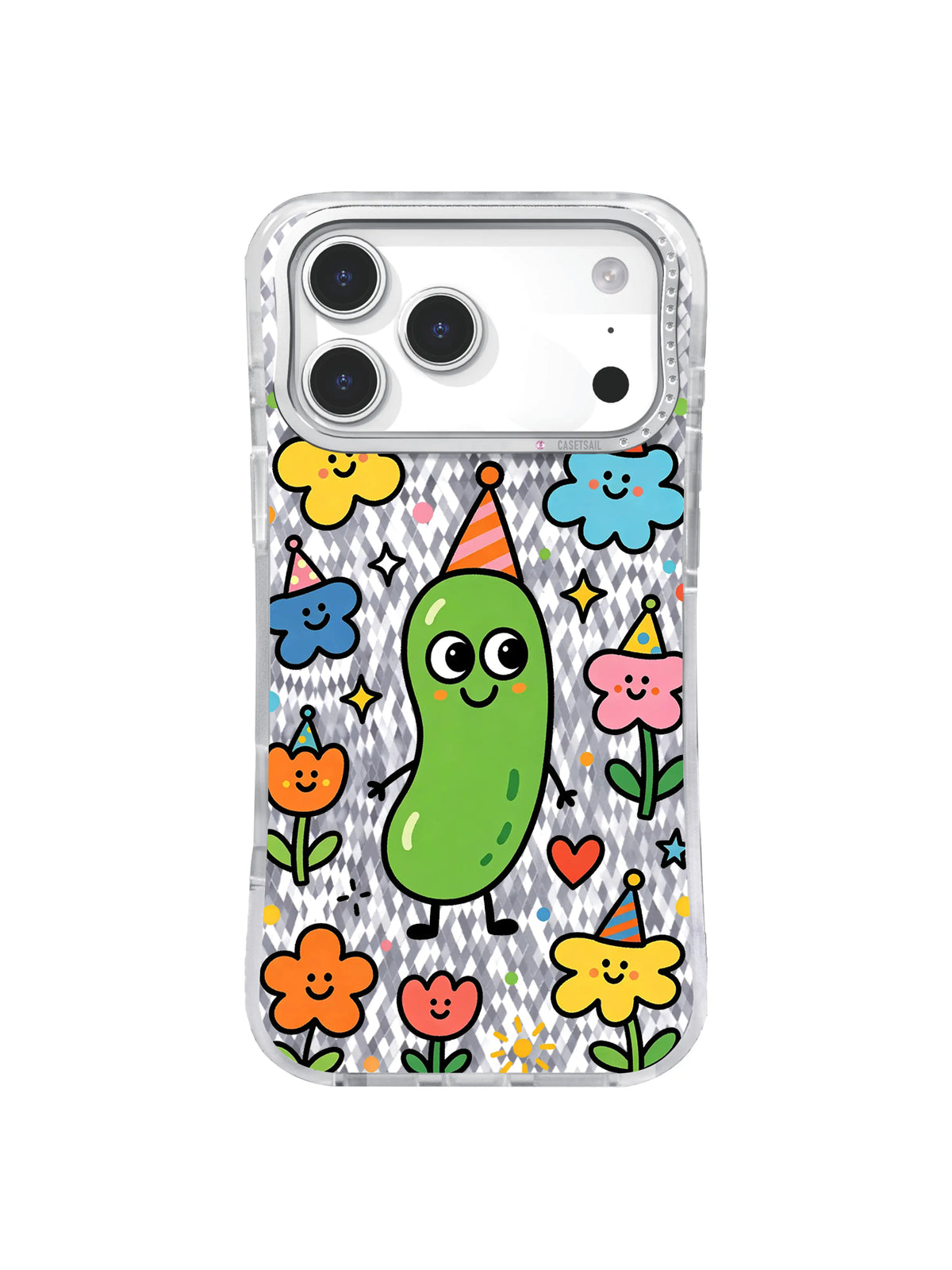 Gentle Solidarity pattern içeren iPhone 17 Pro Max kılıfı